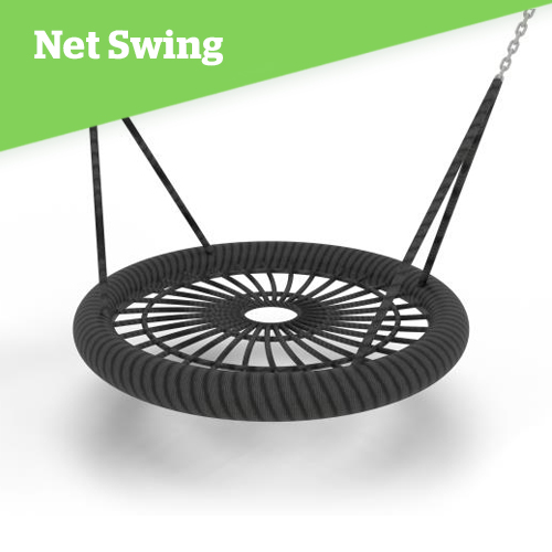 Round Group Swing Seat made of rope
